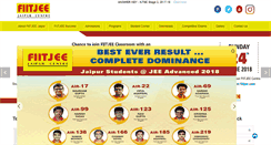 Desktop Screenshot of jaipur.fiitjee.com